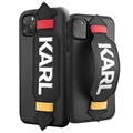 Coque iPhone 11 Pro Karl Lagerfeld Strap - Noire