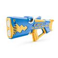 Pistolet à bulles automatique pour enfants en forme de requin avec lumières LED - Bleu / Jaune
