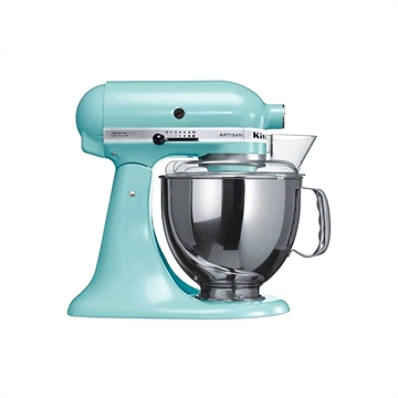 KitchenAid 5KSM175PSEIC Batteur sur socle Artisan Elegance - 4.8l - Bleu glacier