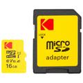 Carte mémoire microSDHC Kodak Extra Performance EKMSDM16GHC10J6, 16 Go, Classe 10, UHS-I, U1