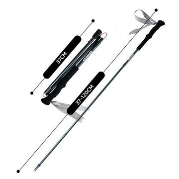Kodenor Bâton de trekking pliable à 4 sections - 120cm - Terni