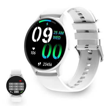 Ksix Core AMOLED Smartwatch avec modes sport/santé - Blanc