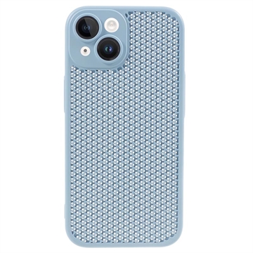 Coque iPhone 15 Plus en Plastique Kstdesign Icenets Series - Bleu Clair