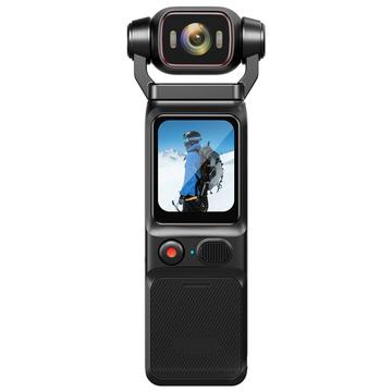 L18 Caméra d\'action 4K avec écran tactile et stabilisation gyroscopique - 32 Go - Noir
