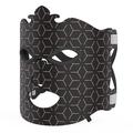 Masque facial LED rajeunissant avec télécommande - Noir