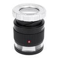 Loupe LED & UV avec mise au point réglable - 30x - Noir / Blanc