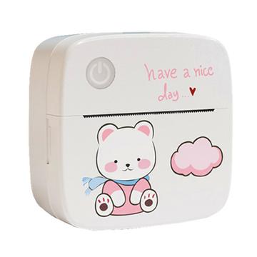 Mini imprimante thermique sans fil Bluetooth 5.2 LX-D2 - Rose