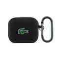 Étui AirPods Pro 3 en silicone liquide Lacoste Croc Logo - Noir