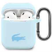 Coque AirPods/AirPods 2 en Silicone Liquide Lacoste - Bleue