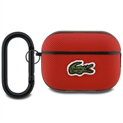 Étui AirPods Pro 2 Lacoste Petit Pique Croc Logo Patch - Rouge