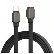 Câble USB-C tressé Ldnio LC122-C pour recharge rapide - 1m, 65W - Gris