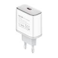 Chargeur rapide GaN Ldnio Q1415 45W avec USB-C PD et câble USB-C de 1.2m - Blanc