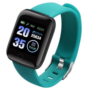 Lemonda D13 Smartwatch avec fréquence cardiaque - Vert