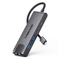 Hub USB-C 5-en-1 Lemorele TC24L - HDMI, Gigabit Ethernet, USB-C, 2x USB-A