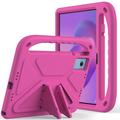 Coque Lenovo Idea Tab Antichoc Portative pour Enfants - Rose Vif