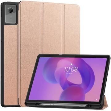 Étui Smart Folio Lenovo Idea Tab Plus Tri-Fold Series - Rose Doré