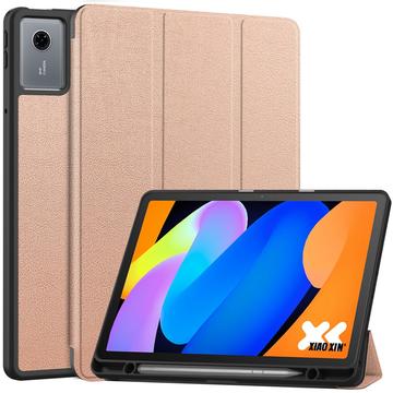 Étui Smart Folio Lenovo Idea Tab Tri-Fold Series - Rose Doré