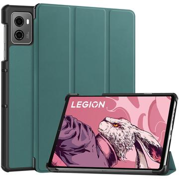 Étui à Rabat Smart Lenovo Legion Y700 (2023), Legion Tab - Série Tri-Fold - Vert