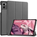 Étui à Rabat Smart Lenovo Legion Y700 (2023), Legion Tab - Série Tri-Fold - Gris