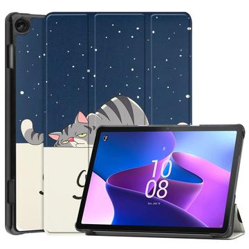 Étui à Rabat Smart Lenovo Tab M10 Gen 3 - Série Tri-Fold - Le Chat