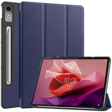 Étui à Rabat Smart Lenovo Tab P12 - Série Tri-Fold - Bleu