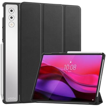 Étui à Rabat Smart Lenovo Yoga Tab Plus - Série Tri-Fold - Noir