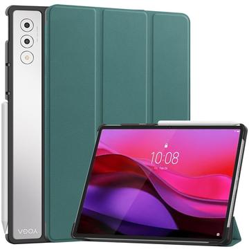 Étui à Rabat Smart Lenovo Yoga Tab Plus - Série Tri-Fold - Vert