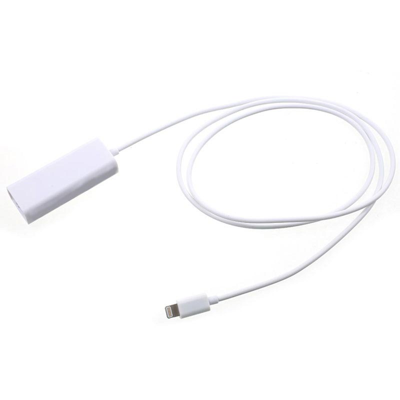 Avizar Adaptateur Ethernet RJ45 vers Lightning pour iPhone et iPad Débit  100 Mbps Blanc - Accessoires divers tablette - LDLC
