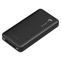 Banque d'alimentation Lippa 20000mAh avec 2 ports USB-A - Noir