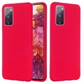 Coque Samsung Galaxy S20 FE 5G en Silicone Liquide - Rouge