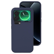 Coque Xiaomi 17 en silicone liquide - Bleu nuit