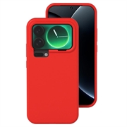 Coque Xiaomi 17 en silicone liquide - Rouge