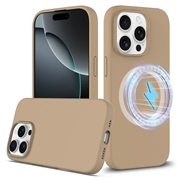 Coque iPhone 16 Pro Max en Silicone Liquide - Compatible MagSafe - L'or du désert