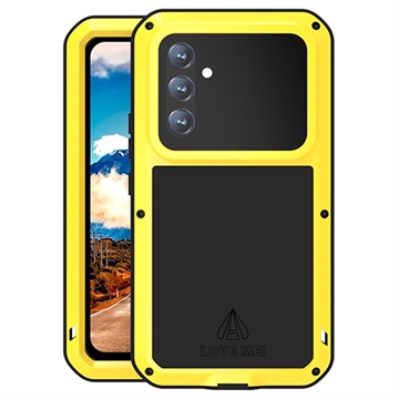 Coque Hybride Samsung Galaxy A54 5G Love Mei Powerful - Jaune