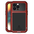 Coque Hybride iPhone 14 Pro Love Mei Powerful - Rouge