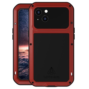 Coque Hybride iPhone 13 Love Mei Powerful - Rouge