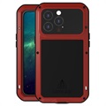Coque Hybride iPhone 13 Pro Love Mei Powerful - Rouge