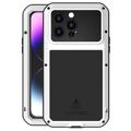 Coque Hybride iPhone 14 Pro Max Love Mei Powerful - Blanc