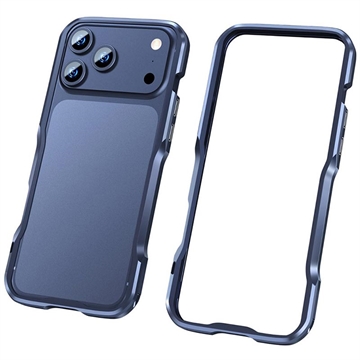 Bumper en Métal iPhone 17 Pro Luphie Safe Lock - Bleu Foncé