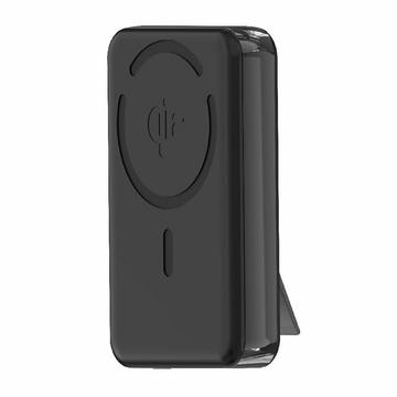 M02A 10000mAh Qi2 Batterie Externe Sans Fil Magnétique avec Support Intégré - 35W - Noir