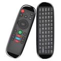 Souris sans fil M6 Air Fly avec clavier pour Smart TV et boîtier TV - Noir