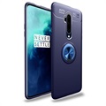 Coque OnePlus 7T Pro Magnétique avec Support Bague - Bleu