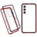 Coque Magnétique Samsung Galaxy S23+ 5G avec Verre Trempé - Rouge