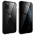 Coque Magnétique iPhone 11 Pro avec Verre Trempé - Confidentialité - Noire