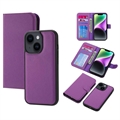 Étui Portefeuille iPhone 14 Plus Magnétique Amovible - Violete
