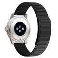 Magnétique Bracelet Sports Samsung Galaxy Watch4/Watch4 Classic/Watch5/Watch6 en Silicone - Noir