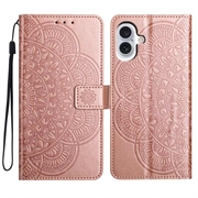 Étui Portefeuille iPhone 16 Plus Mandala Série