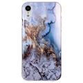 Coque iPhone XR en TPU Marble Pattern IMD - Lave