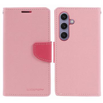 Étui Portefeuille Samsung Galaxy S24+ Mercury Goospery Fancy Diary - Rose