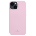 Coque iPhone 15 Plus en TPU Mercury Goospery Glitter - Rose